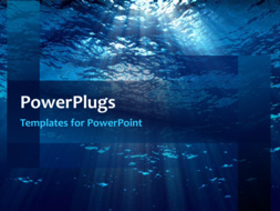 PowerPoint Template - Blue background